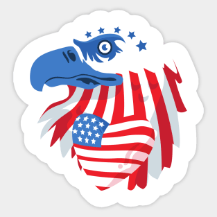 USA Independence Day III Sticker